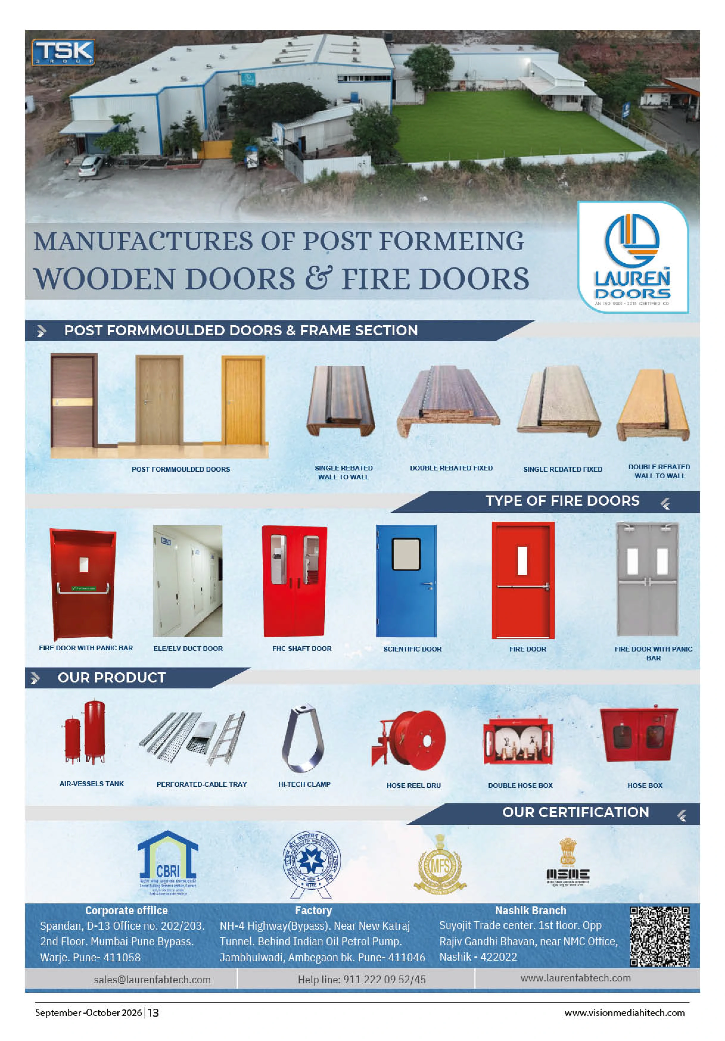 Lauren Fire Protection Advertisement