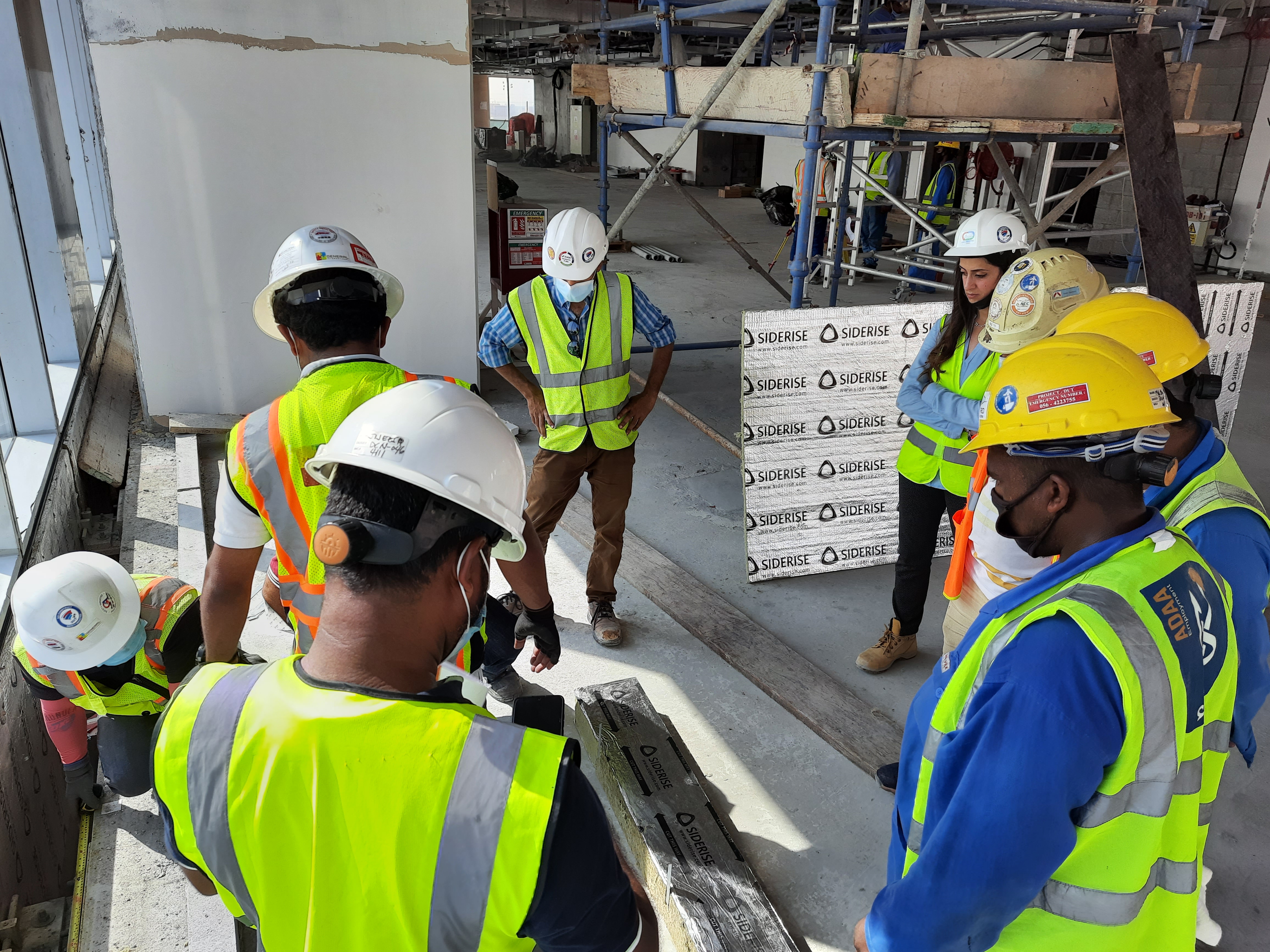 Onsite firestopping installer training and inspection